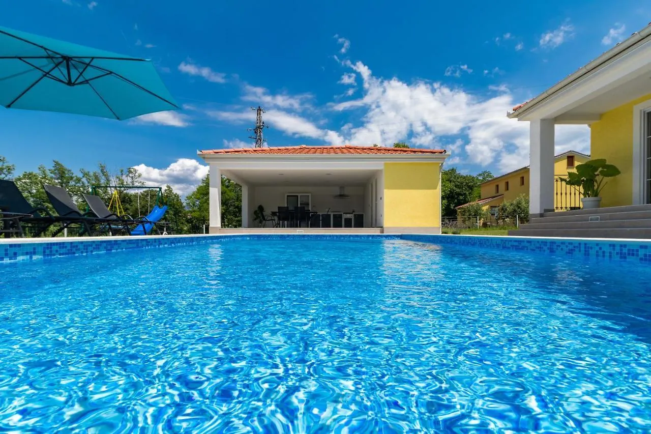Kršan Villa Mario With Private Heated Saltwater Pool קרואטיה