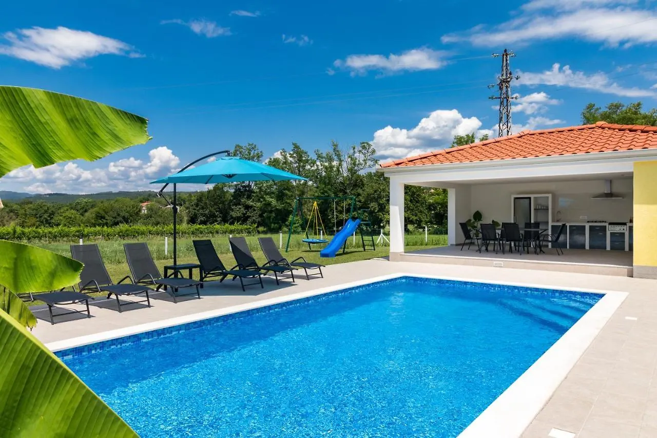 Kršan Villa Mario With Private Heated Saltwater Pool 0*,